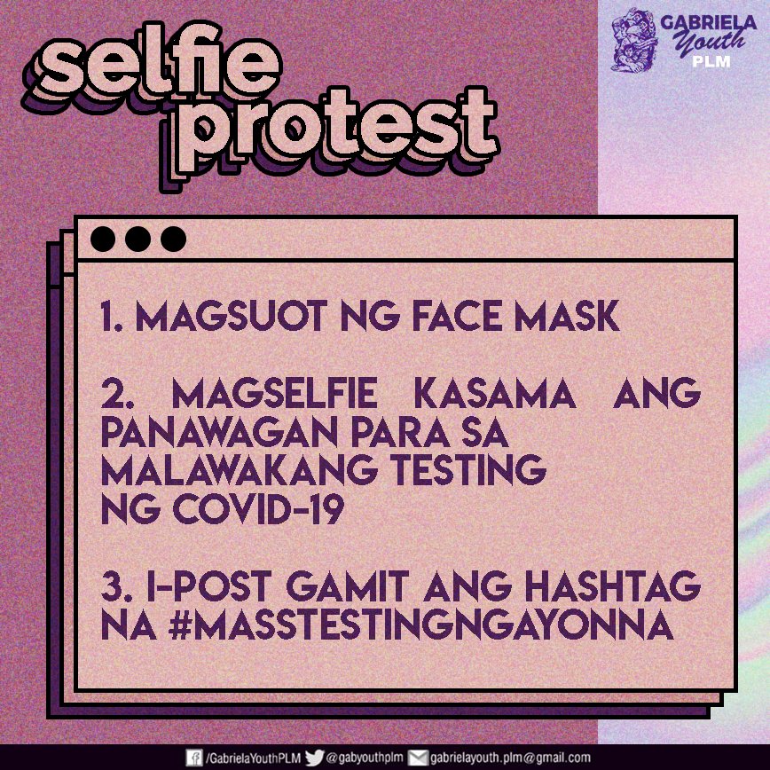 boolei_'s tweet image. Asymptomatic individuals r getting tested just bc theyre privileged when there r others who already have severe symptoms but cant even get tested and admitted bc hospitals r already full. If we want to stop the virus, #FREEMASSTESTING should be conducted NOW.
#MassTestingNgayonNa