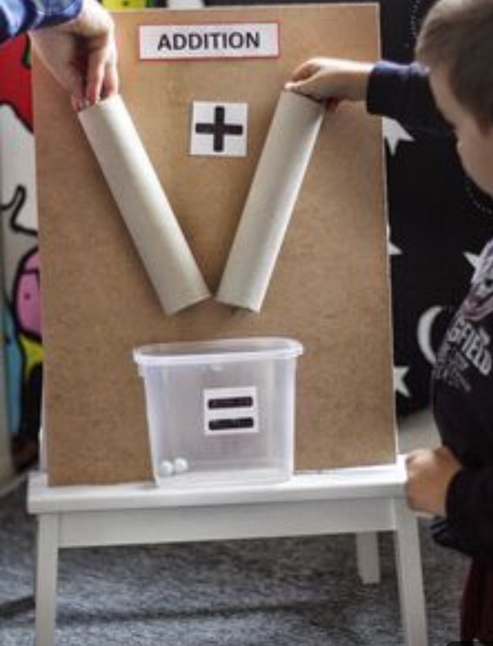 Cranborne Primary School EYFS on Twitter: "Make your own adding machine!  https://t.co/cJcxMJ1HyB" / Twitter