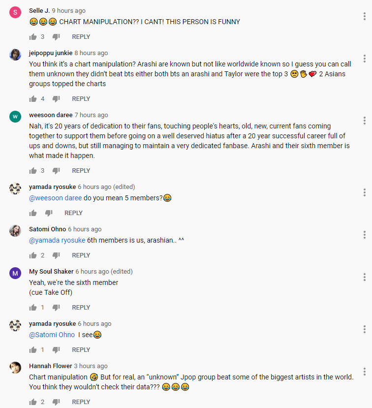 Transitions Smile Again To Everyone Who S Showing Love In Response To Contentious Comments On Arashi S Yt Videos Well Done For Upholding The Fandom Reputation I Was Initially Apprehensive About