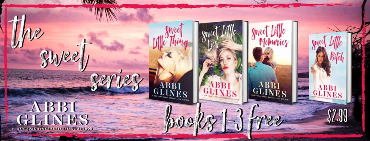 ashleycarr6908's tweet photo. AMAZING SALE!
#SweetSeriesSale #AbbiGlines
#Sale #AvailableNow #NewAdult
#SweetLittleThing https://t.co/Mddn3MVzdS
#SweetLittleLies https://t.co/c9bxLg3ZTj
#SweetLittleMemories https://t.co/kqMoI5KPYs
#SweetLittleBitch https://t.co/eO8v5768lJ
Hosted by @TheNextStepPR https://t.co/Vw8LrT3rOW
