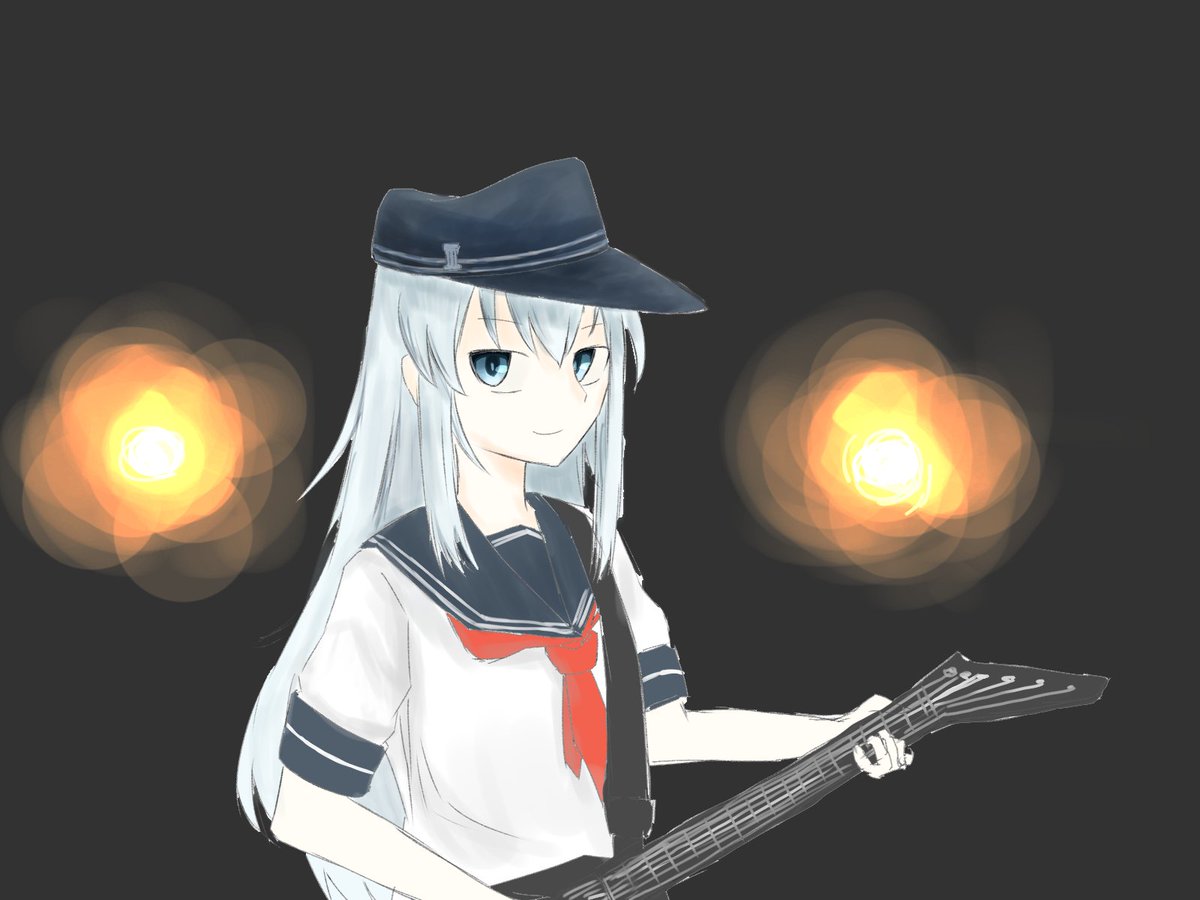 艦これ「vocal/rhythm guitar #艦これ #響」|Knyaz@一日目東ウ46bのイラスト