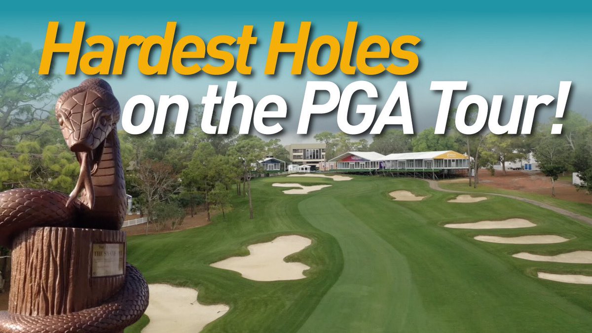 golfradionet's tweet photo. 🐍 WE PLAY THE HARDEST HOLES ON THE PGA TOUR! The Snake Pit at Copperhead. 

Watch it: https://t.co/tckQcqpBcH

#golf #golfvlog #YouTube https://t.co/RwegyKnOJs