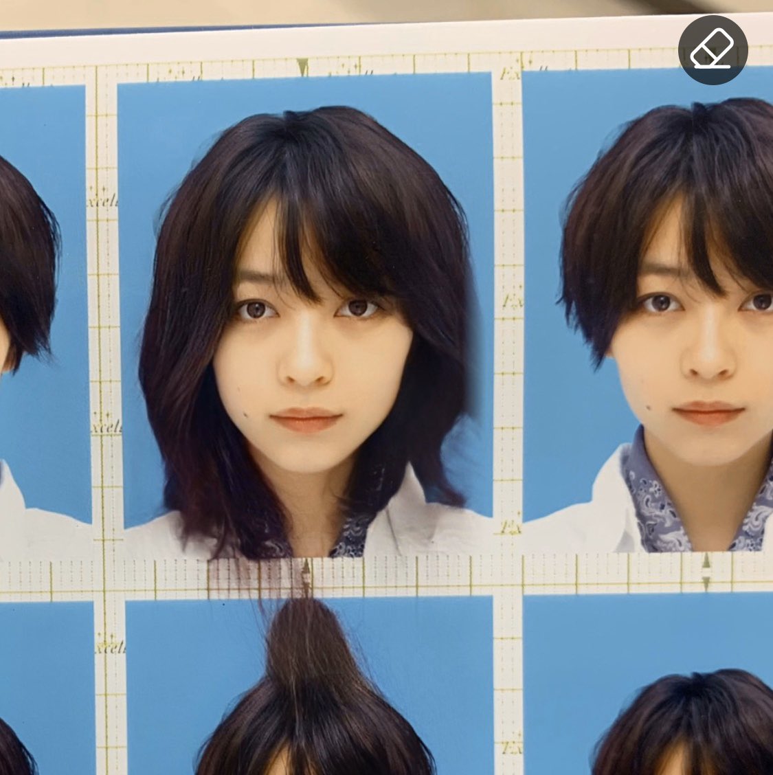 里々佳 در توییتر バタバタと証明写真を撮りに 2枚目ストーリーに載せたところコメント多かった