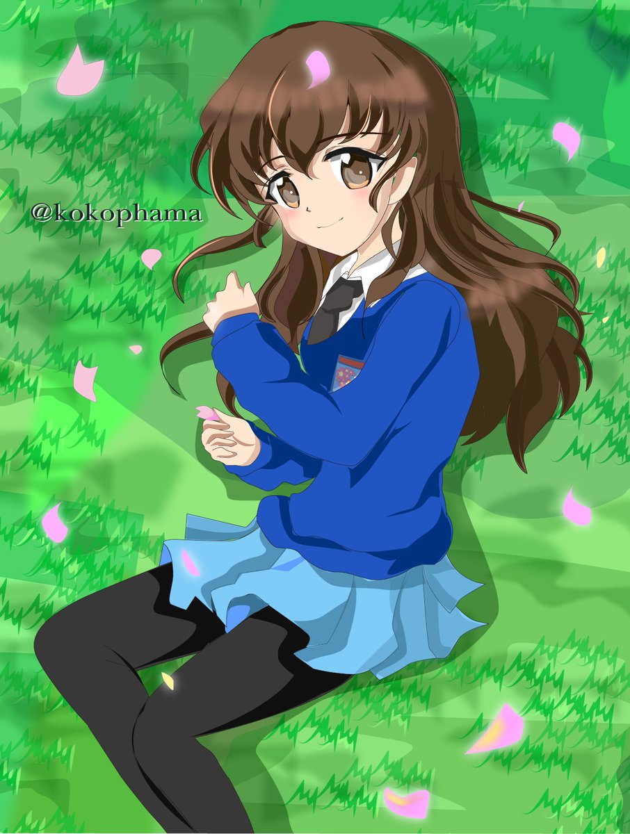 ココ A Twitter 構図の練習で 髪下ろしルクリリさん描きました ココ A Twitter 構図の練習で 髪下ろしルクリリさん描きました