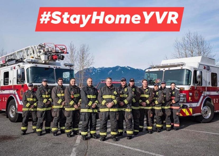 Hey #Vancouver🇨🇦!

#StayHomeYVR!

To protect your neighbours.

To protect health care professionals and their families.

To protect paramedics, police officers, firefighters and their families. 

To protect you and your family.

<a href="/VanFireRescue/">Vancouver Fire Rescue Services</a>