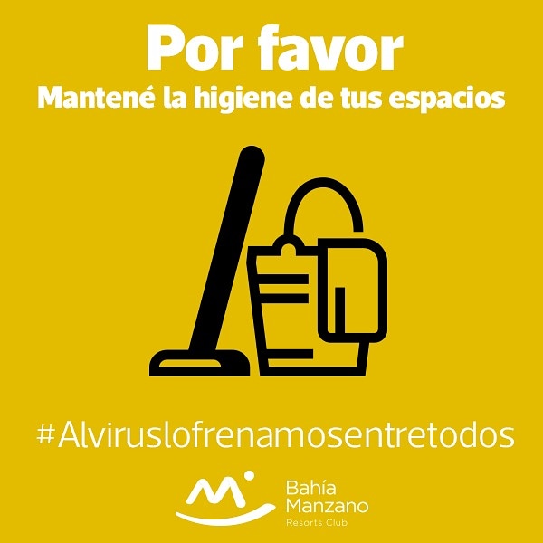 Por favor, tomemos conciencia  #alviruslofrenamosentretodos #ManzanoResort #Montañaresort