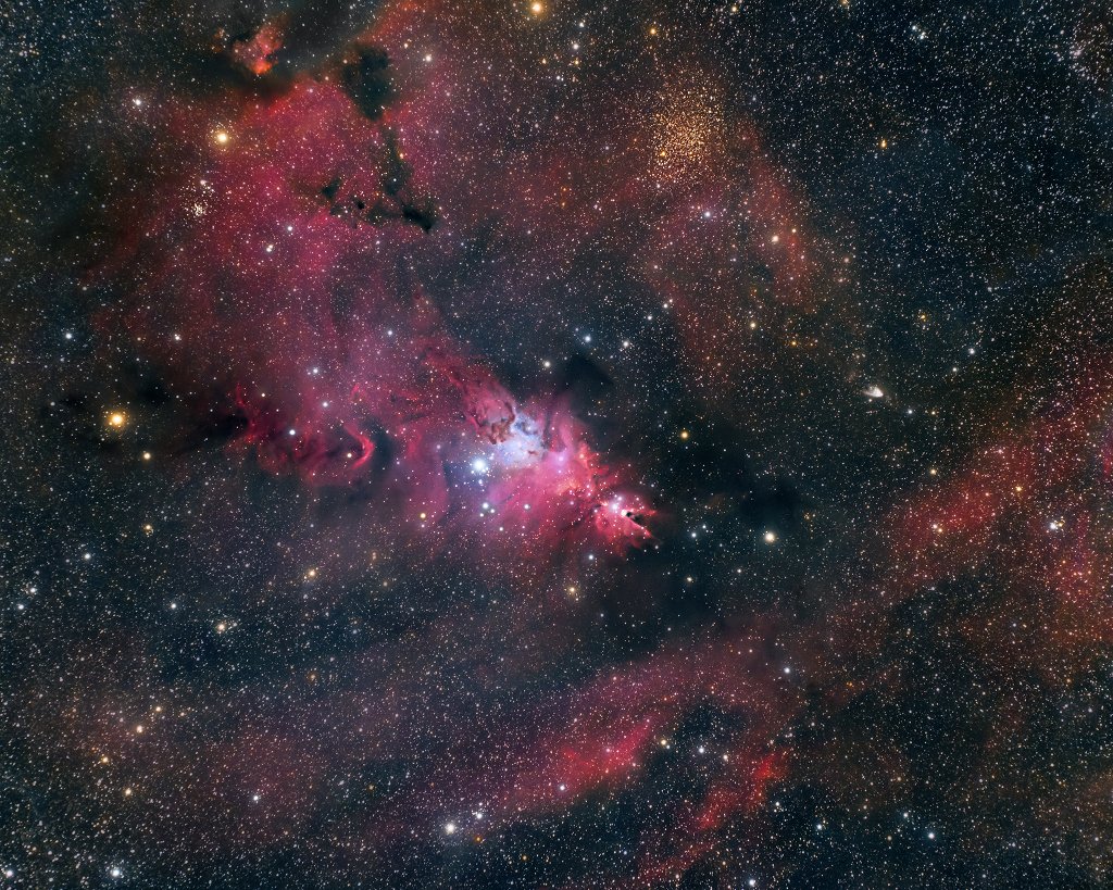 Space photo moment - Cosmic Clouds in the Unicorn by Bray Falls ( https://apod.nasa.gov/apod/ap200208.html)