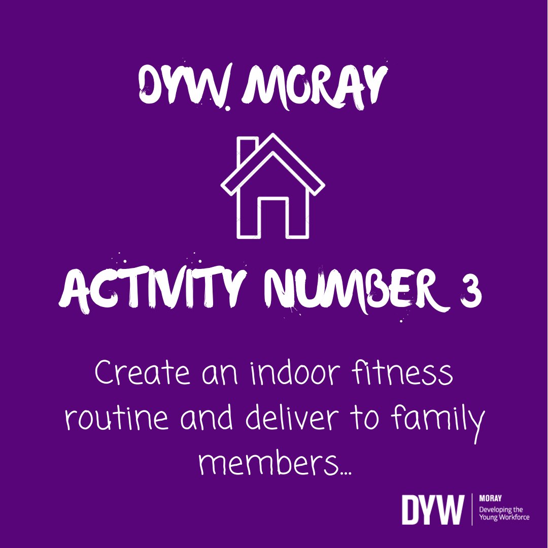 DYWMoray's tweet photo. DYW Moray 🏡 Activity Number 3...

Are you already feeling lazy round the house?  Then get your children to create an indoor fitness routine and have them deliver it to you!😅

#DYWMorayHomeActivity https://t.co/9uchBN4jqh