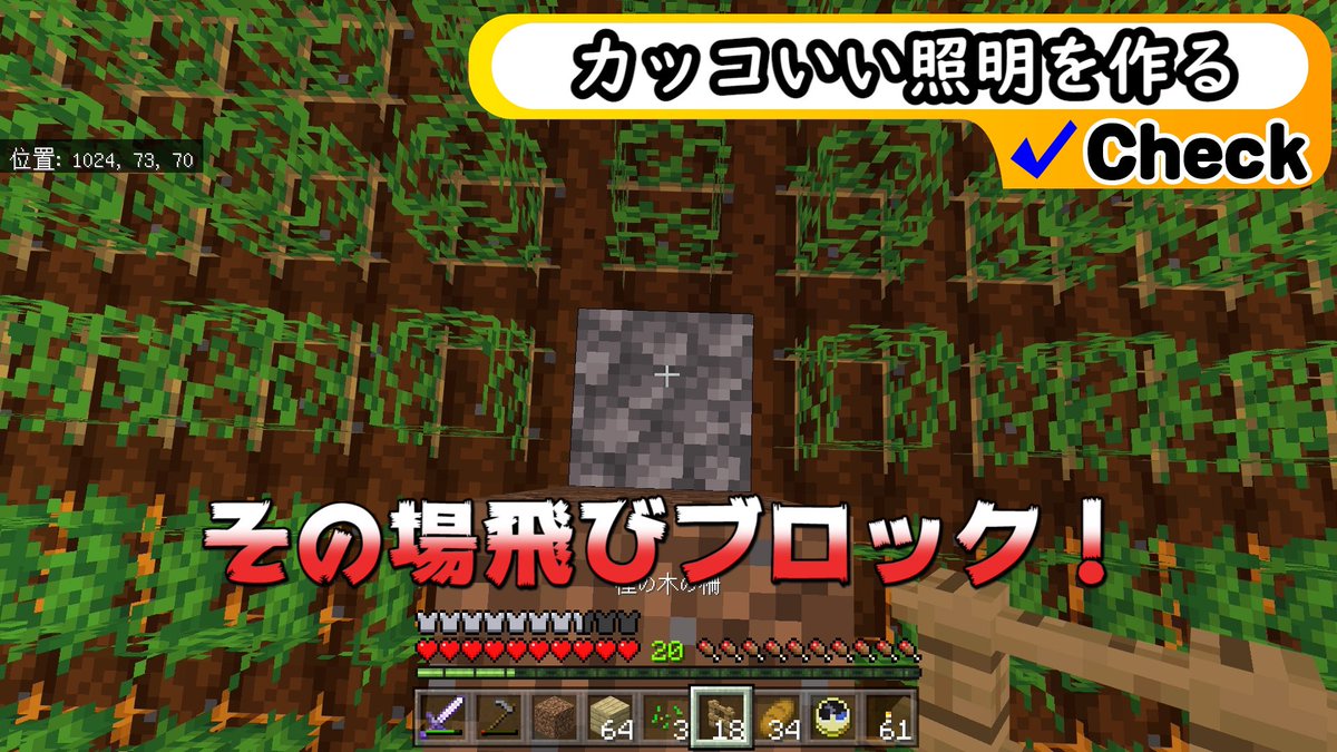 セパ ゲーム実況は卒業 בטוויטר マイクラ おら お洒落な照明が欲しいずら Geki初心者の旅 14回目 以前行った2個目の村にあった照明を自分でも作りたいと思い 分解して作り方を知り実践してみました T Co Akvvprzta0 マイクラ 実況 ゆっくり実況 マイン