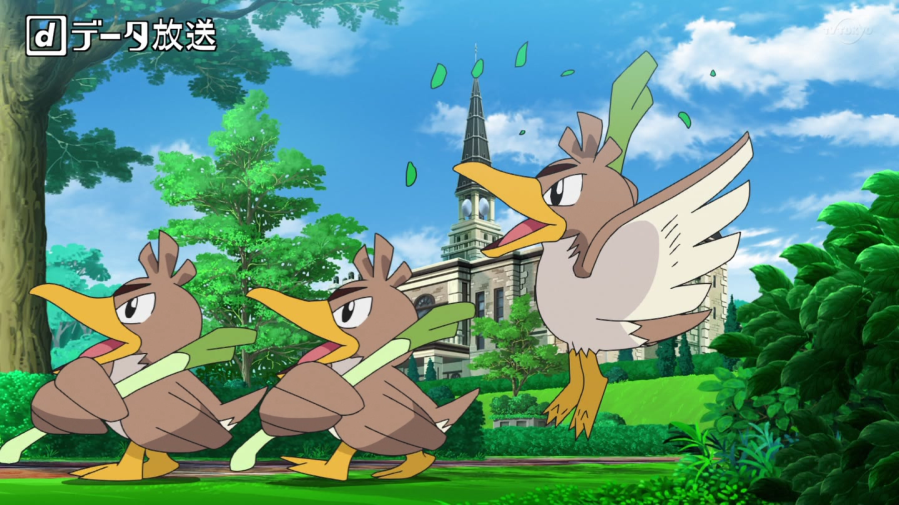 アニポケ #anipoke 出カモネギx6＋コダックx1