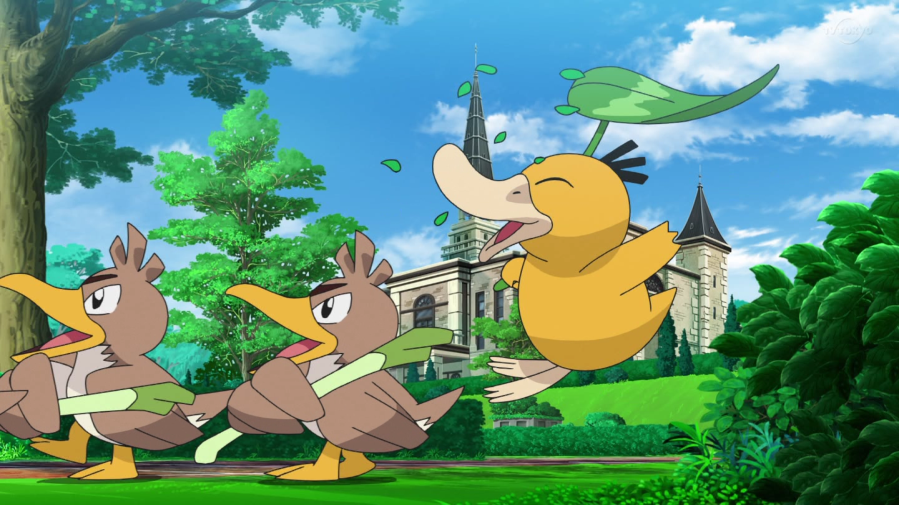アニポケ #anipoke 出カモネギx6＋コダックx1