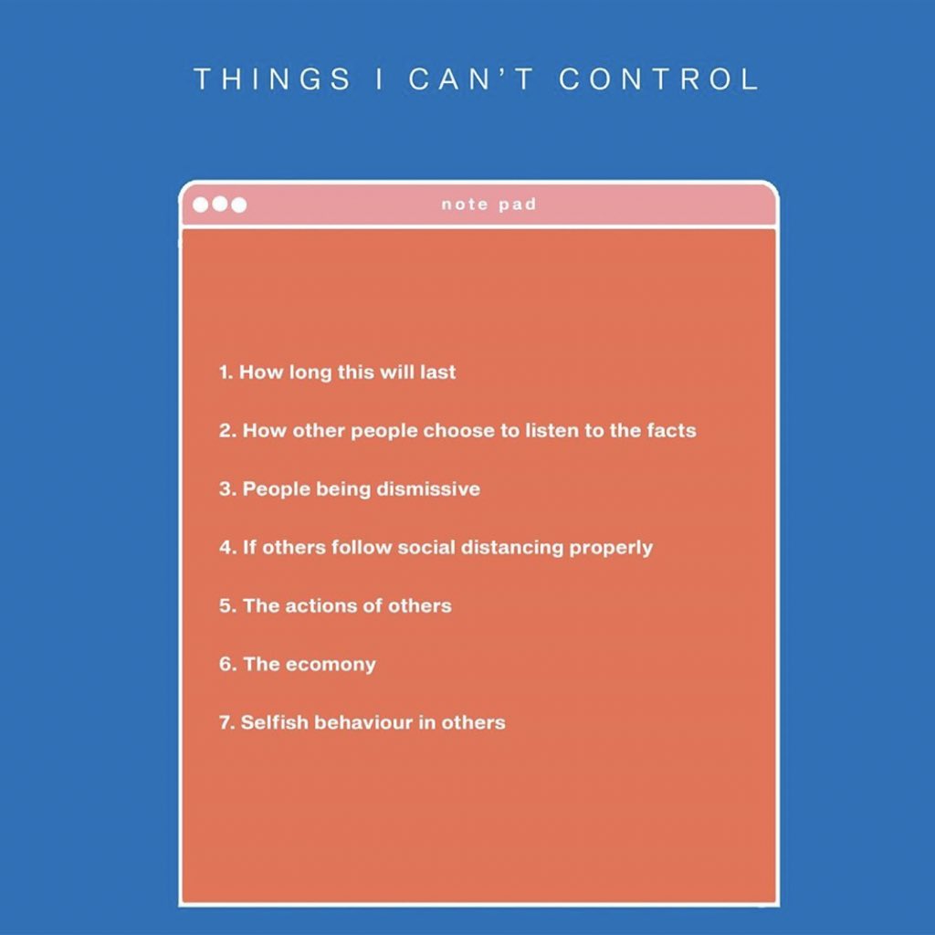 Saw these on Instagram tonight and found them to be a helpful reminder for anyone feeling anxious with the state of the world right now 

(credit <a href="/AllyMayCarey/">Ally</a> on IG 💕)