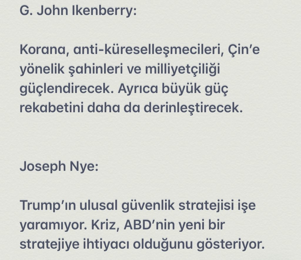 #Korona sonrası dünya nasıl görünecek?

Önde gelen siyaset bilimciler ve ekonomistler ne düşünüyor?