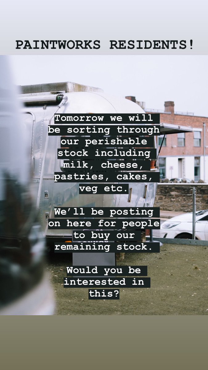 Keep an eye out for stock we’ll be putting up on Instagram. We’ll deliver to you.