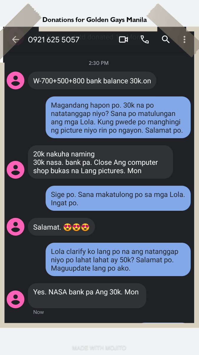 TL;DR I will switching my account to private again. As of today, we have raised Php 50k for our Lolas in GGM. Thank you  @saabmagalona  @TitaPogi  @valenzuelabp  @mich_jpg  @Punongbayan_ @OplanProtectPH 