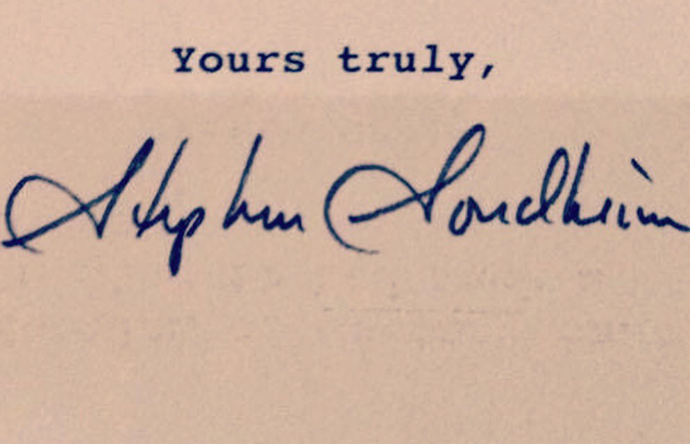 Happy birthday Stephen Sondheim  