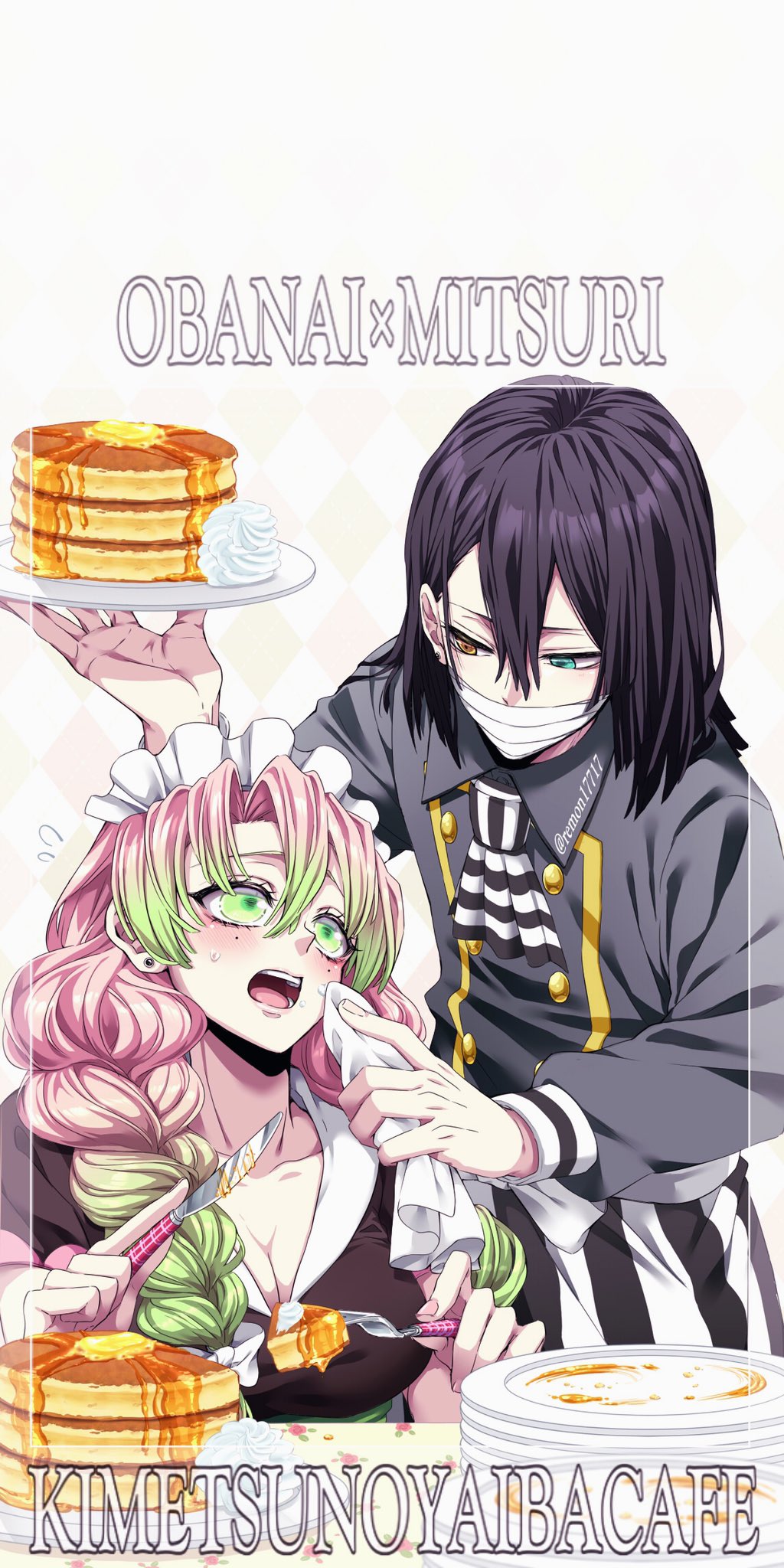 鬼滅　おばみつセット　カフェ ゆた on X: 