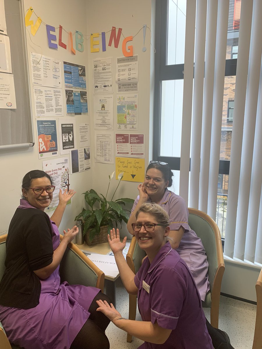 In the staff room on ward 29 we have made a wellbeing corner. Here you will fine help and advice on how to look after your MH and wellbeing. #Wellbeing #mentalhealth #BeKind #stress #support