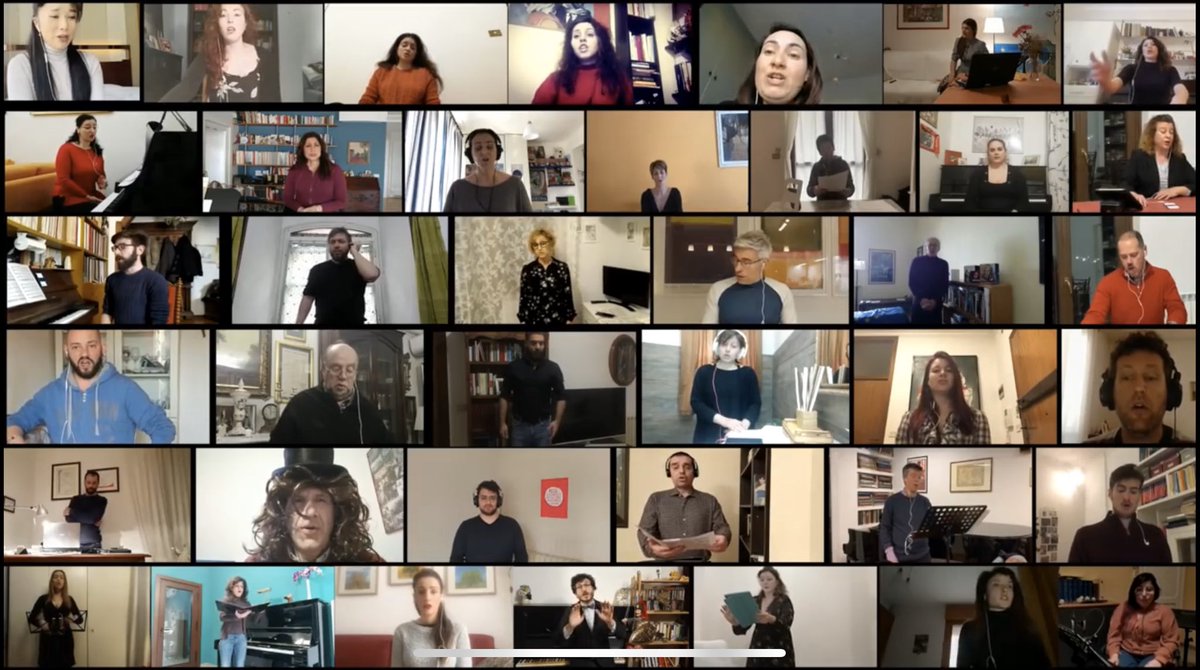 dariofrance's tweet photo. Diffondete questo video sui social, inoltratelo ai vostri contatti, le Tv lo mandino in onda. Commuove, ci fa sentire una comunità nazionale che combatte unita e ci fa capire che #celafaremo. Coro virtuale "Va pensiero" - International Oper... https://t.co/SUFS0dEL1Z via @YouTube https://t.co/XcIZ7AjwGX