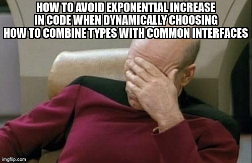 overflow_meme's tweet image. How to avoid exponential increase in code when dynamically choosing how to combine types with common interfaces stackoverflow.com/questions/6079… #templates #genericprogramming #interface #oop #c++