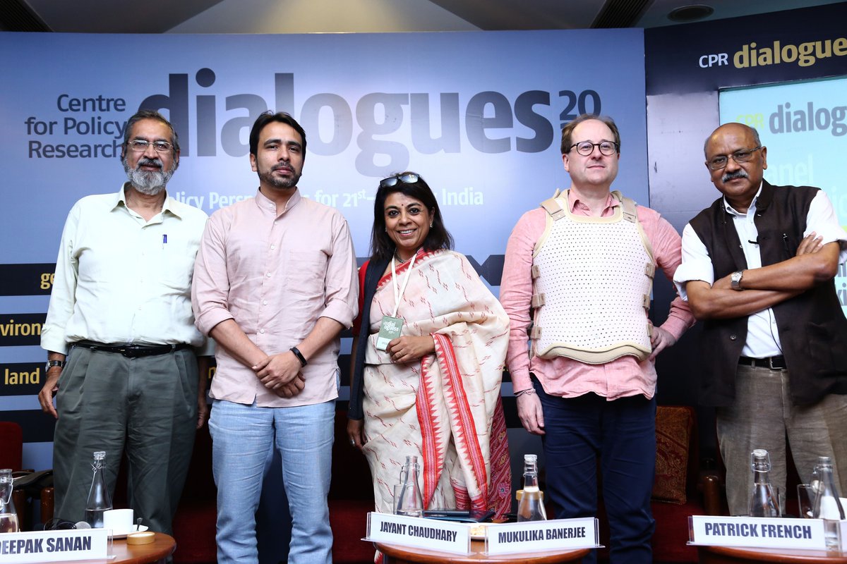 CPR_India's tweet photo. [WATCH]: #CPRDialogues2020 Full video of the discussion on 'Political Elites &amp; Local Bureaucratic Capacity' ft @rahul_tverma, @ShekharGupta, Deepak Sanan, @PatrickFrench, @jayantrld &amp; @MukulikaB. @ThePrintIndia https://t.co/URMOAXLmxB https://t.co/C2o8wkgxXR