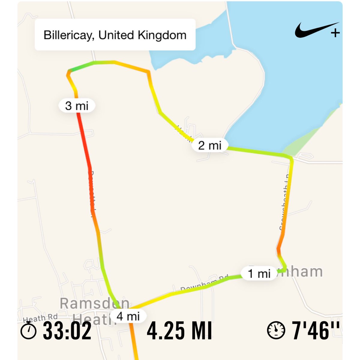 Alan_Maynard's tweet photo. Ran 4.25 miles with Nike⁠ Run Club #JustDoIt #ramsdenrunners https://t.co/k6vmFwjull