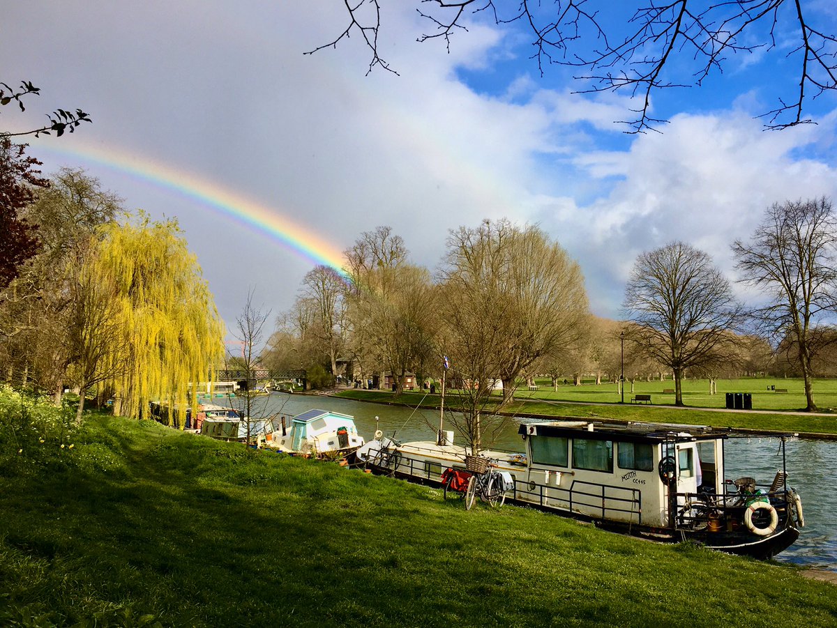Cambridge waved goodbye with this beautiful double rainbow on Friday. Stay safe everyone, see you soon!