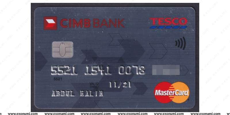 exnmy's tweet photo. ☞ Malaysia : CIMB Bank TESCO MasterCard (2017) 

 Visit ✈ https://t.co/qGifAZTrWl https://t.co/MII32jsirO