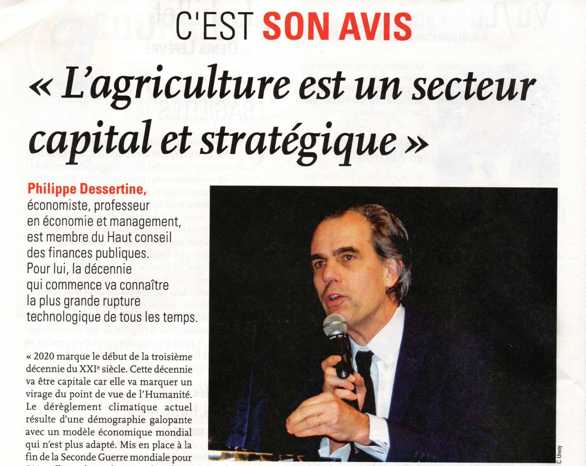 c_urvoy's tweet photo. « L’agriculture est un secteur capital et stratégique ». Philippe #Dessertine ne pensait pas si bien dire. Il aura fallu ce #coronavirus pour que les Pouvoirs publics et la société en prennent conscience. Retrouvez son interview  : https://t.co/IzrW4OAPqf https://t.co/AUYotSactB