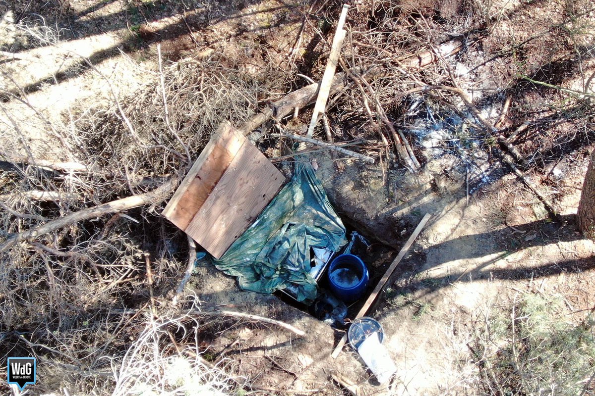 [Update] Ingegraven container met drugsafval aangetroffen ?.