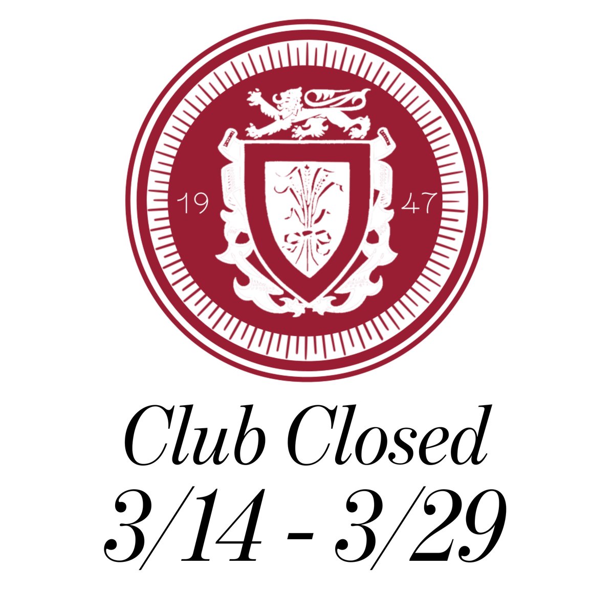 Just a reminder that #UAUClub is closed through March 29. We are monitoring the situation closely and will keep you updated as soon as any changes are made!

Thank you for your patience during these times. Please refer to our COVID-19 memos on our website for more info.