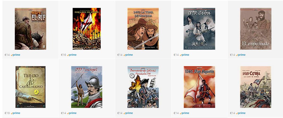 RetoHistorico's tweet photo. No todos los cómics que hay en el mercado son de superhéroes y de humor, también los hay basados en hechos históricos. Aquí puedes encontrar muchos cómics ambientados en episodios de la historia de España.

Échale un vistazo al catálogo de videojuegos: https://t.co/U4GXUYxIWf
· https://t.co/BySIxqBtLR