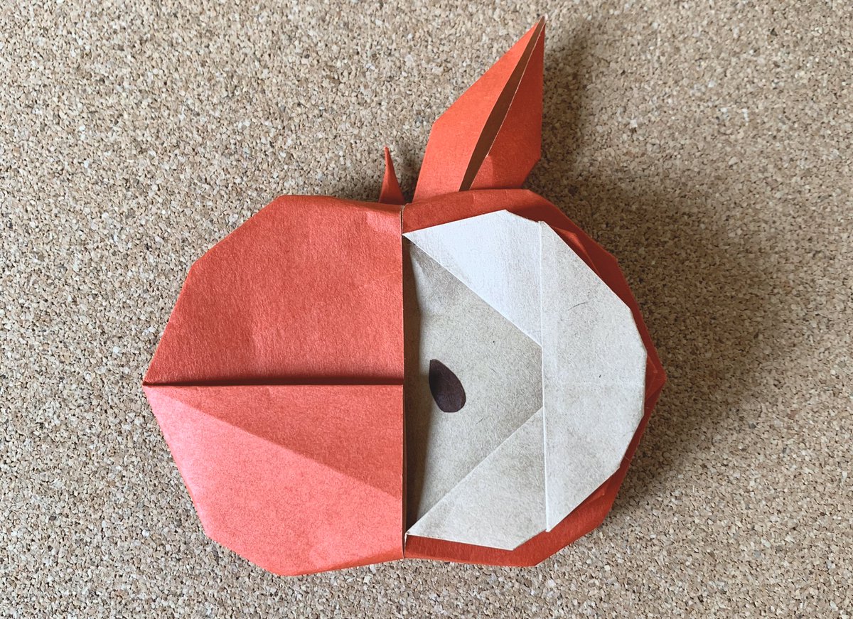 あつみ على تويتر りんご 自作 15 折り紙 折り紙作品