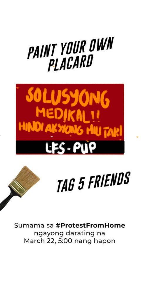 dontbesadowen's tweet image. #FreeMassTestingNOWPH
#FreeMassTesting
#OustDuterte
#NOtoVIPTesting

Sumali sa #ProtestFromHome Makiisa sa pagpapaingay ng ating mga panawagan! 

sali kau classmates 
@ayessabayon @potchichii  @novahdysperfect @DomzzAzur @HiMarsss