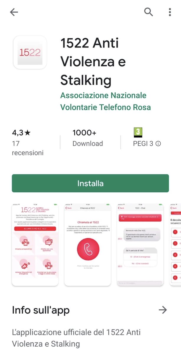 toiapatrizia's tweet photo. Anche la #violenzadonne, purtroppo, resta in casa. 
Il #1522numeroverde é attivo. Vi segnalo anche #App1522 dove è possibile “scrivere in #chat” con un'operatrice

#liberapuoi #diffondete #antiviolenza #coronvirusitalia https://t.co/j5sEGDGTsT