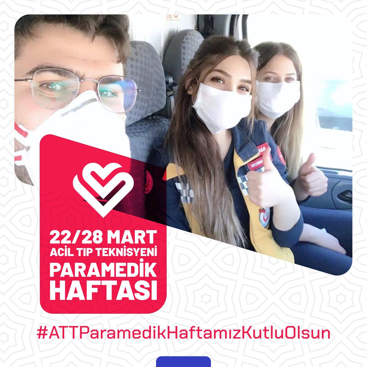 attderhatay's tweet photo. “Bazı kahramanlar pelerin takmaz maske takar” 

#ATTParamedikHaftamızKutluOlsun
 #KahramanımSensin
#Alkışlıyoruz
#SağlıkçılarıAlkışlıyoruz

@HatayValiligi @dogan_rahmi @hataysm @lutfikasikci @HuseyinYayman @hacibayramedutr @serkantopalchp @fatihtosyalibb @DocDrLutfuSavas https://t.co/hQMOwy5EF5