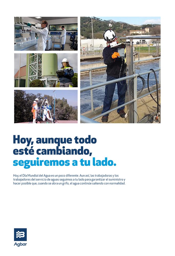 Hoy #DiaMundialDelAgua un agradecimiento muy especial a las trabajadoras y trabajadores que, en estos días complejos, están contribuyendo a garantizar el suministro de agua potable y depuración con las garantías de siempre. @suezES @Agbar
¡GRACIAS! ¡GRÀCIES! ¡GRAZAS!