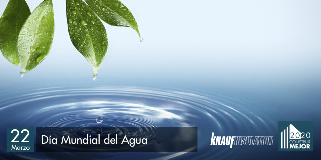 Hoy es el #DíaMundialDelAgua, desde <a href="/KnaufInsulSpain/">KnaufInsulationSpain</a> disminuimos el gasto de #agua en nuestros procesos productivos así como las emisiones de #CO2 para conseguir la máxima #eficiencia y el menor impacto en el #medioambiente. Es responsabilidad de todos cuidar nuestros recursos.