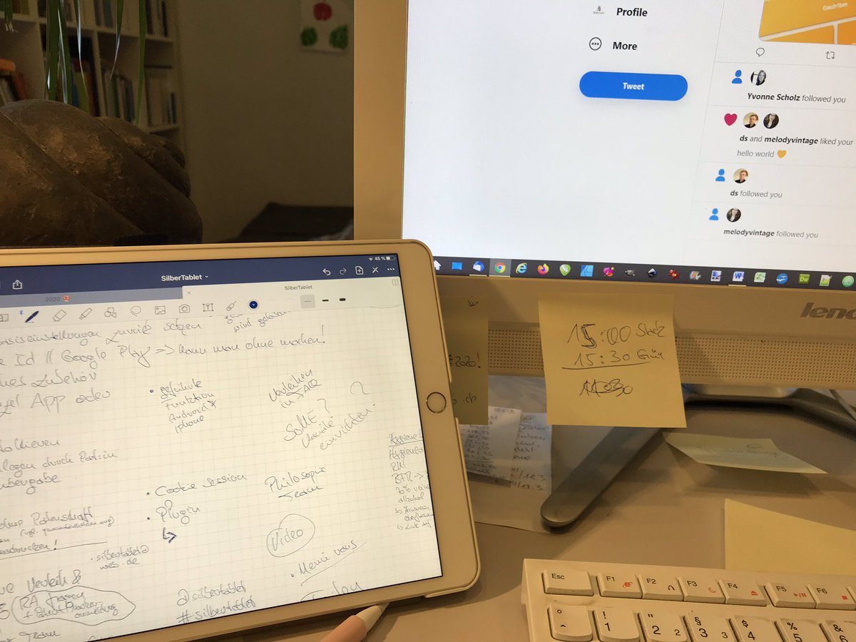 Klöppeln &amp; Kaffeeeee. Endspurt für #WirVsVirusHack, Team <a href="/SilberTablet/">SilberTablet</a>