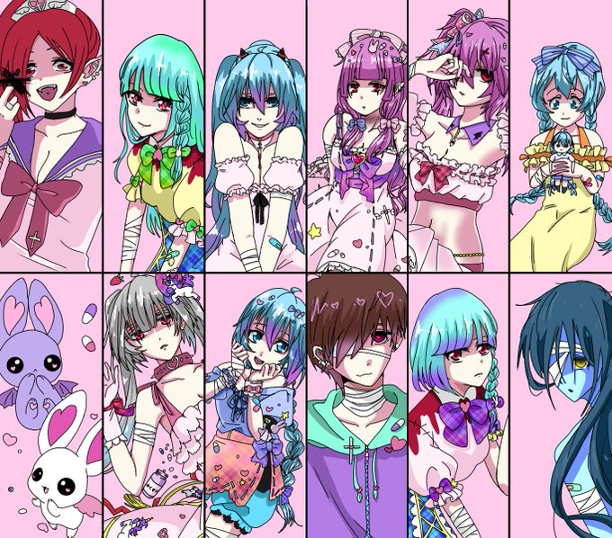 病みかわいいのtwitterイラスト検索結果 古い順