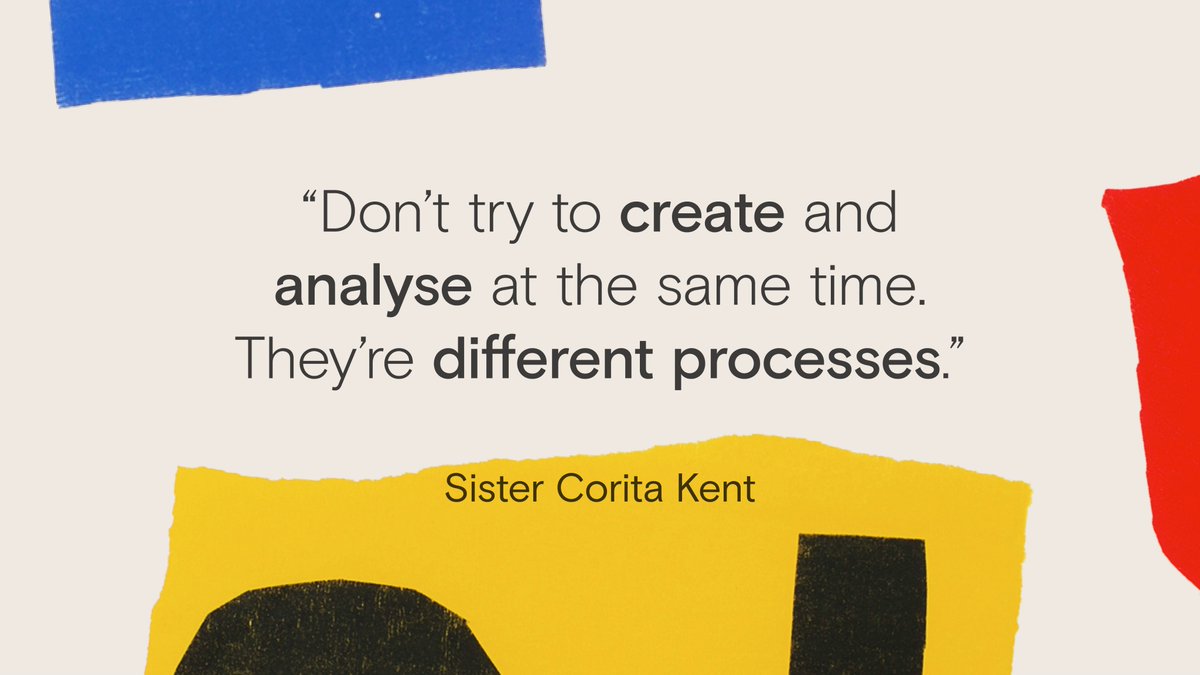 Today, we're reflecting on some of Sister Corita Kent's timeless advice. > buff.ly/2EPgANI