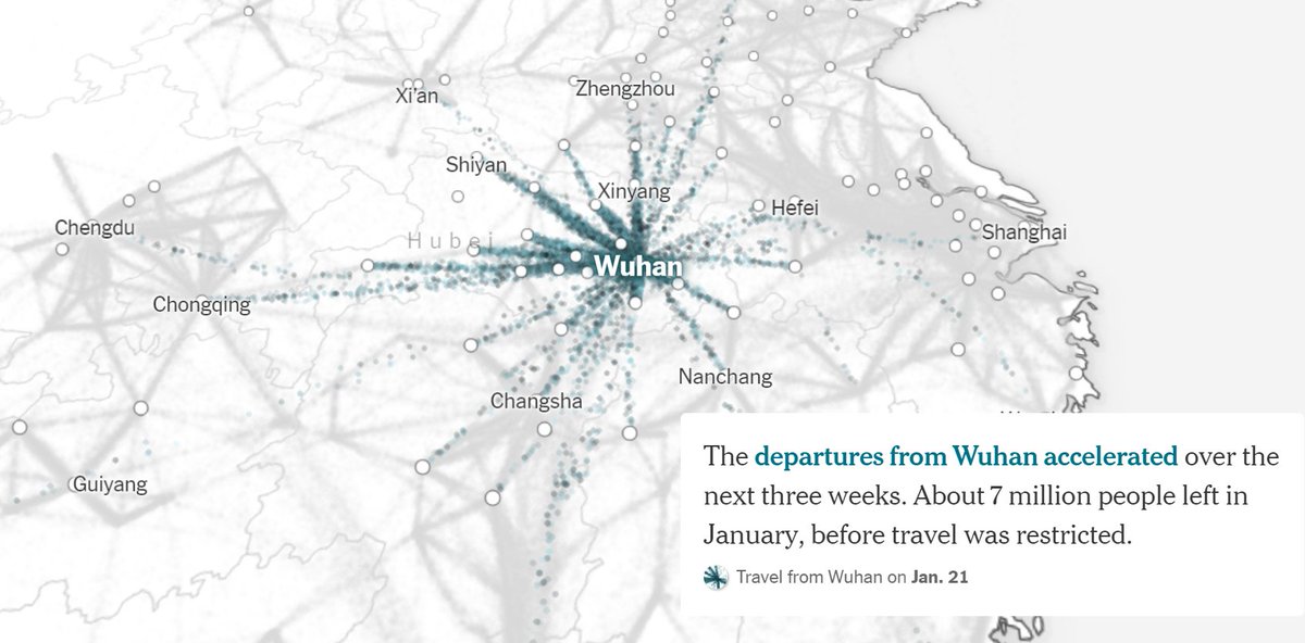 KenRoth's tweet photo. These maps show the disastrous effect of the Chinese government's censorship of the Wuhan doctors who tried to warn us early about the coronavirus. The ensuing three-week delay enabled the coronavirus to spread throughout China and around the world. https://t.co/6bCqrVXV4I https://t.co/h9GNlWNNee