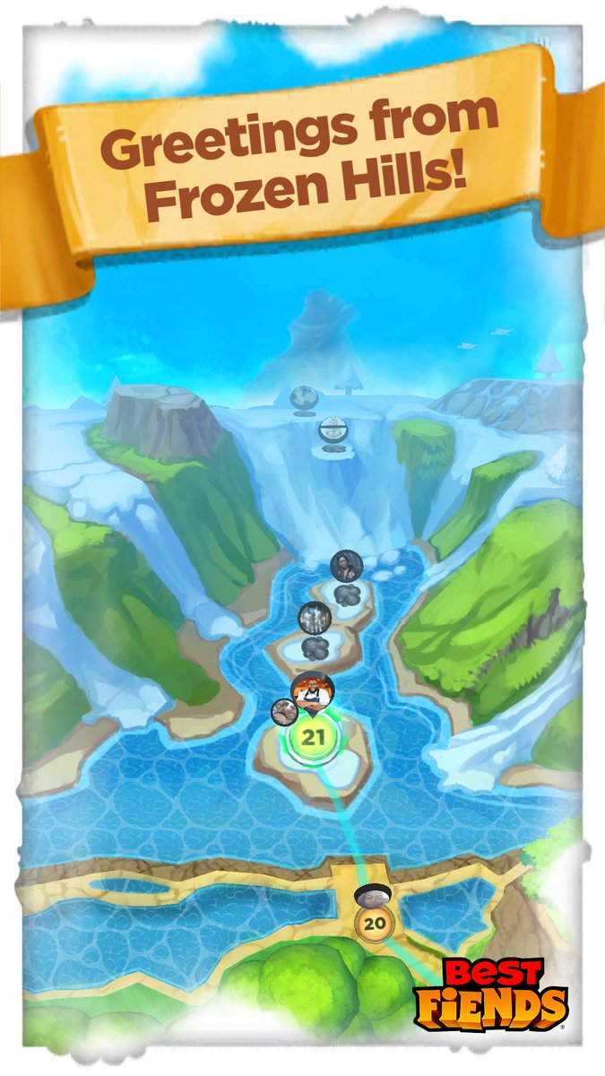 Gate Opened! Bring on the Frozen Hills in #BestFiends - Download FREE - download.BestFiends.com via <a href="/bestfiends/">Best Fiends</a>