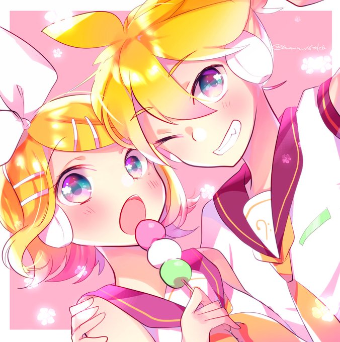 自撮りみね? #ぽかぽか春の鏡音まつり 