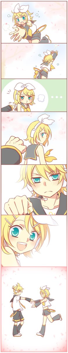 ひとひらのしあわせを🌸
#ぽかぽか春の鏡音まつり 