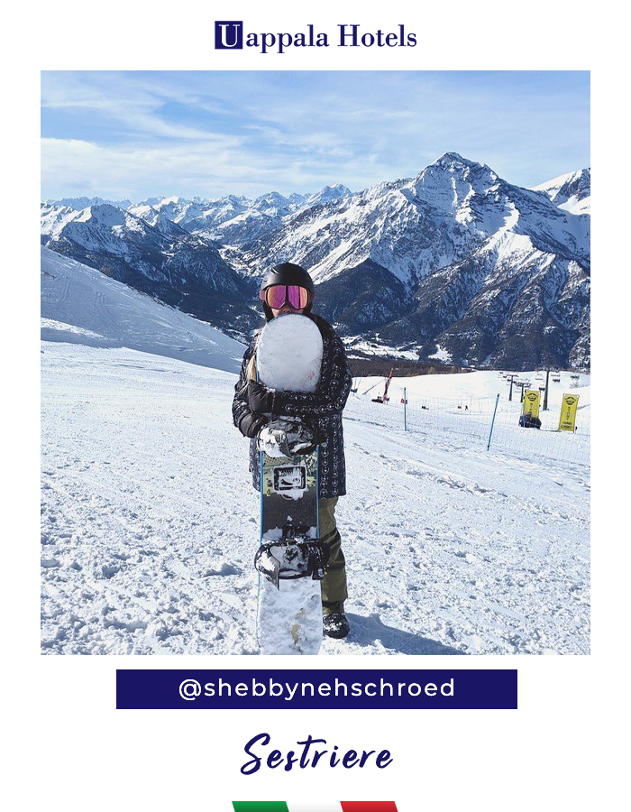 UappalaHotels's tweet photo. Uappala #Sestriere vuol dire sport, montagna e divertimento 🏂 
La Val di Susa è il posto perfetto per le tue vacanze invernali! 

Ti aspettiamo! https://t.co/t0AJatOzLI