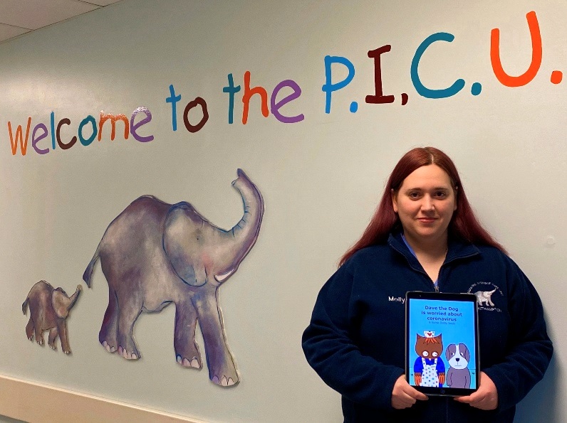 SotonChildHosp's tweet photo. Nurse @UHSFT @SotonChildHosp creates children's book to reduce #coronavirus anxiety - read more and download here https://t.co/7cnOGMPLXT #COVID19 #patientcare #NHSCovidHeroes https://t.co/hTdj0H6YE1
