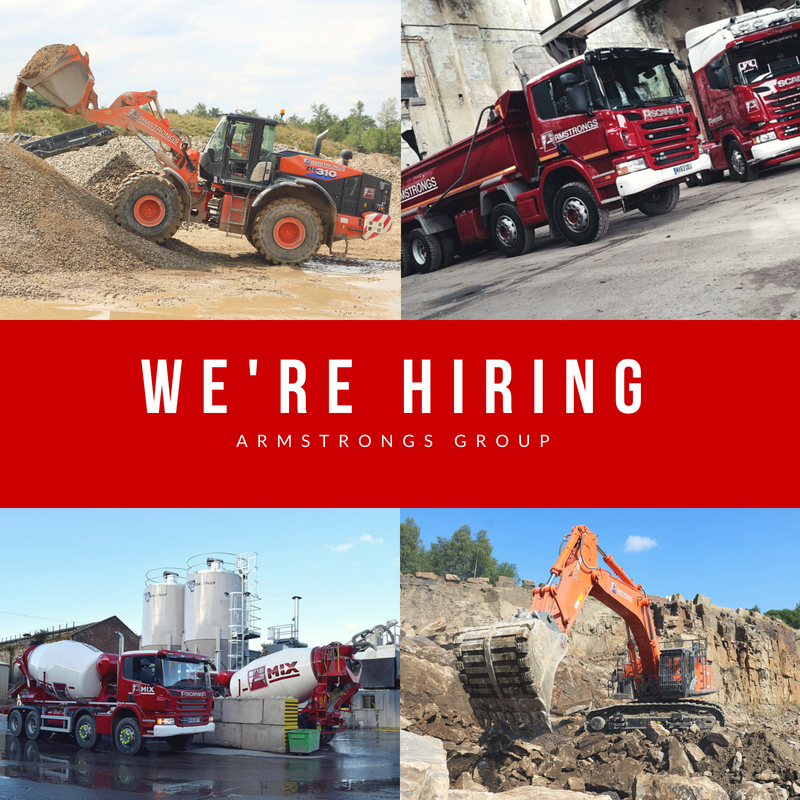 WE'RE HIRING

Due to continued growth we have a range of jobs on our website at all levels of our business. ow.ly/TnAi50yOJmY

We are looking for Banker Masons, Administrative Executives, Excavator Operators, Mixer Drivers and more to join our expanding and dedicated team.