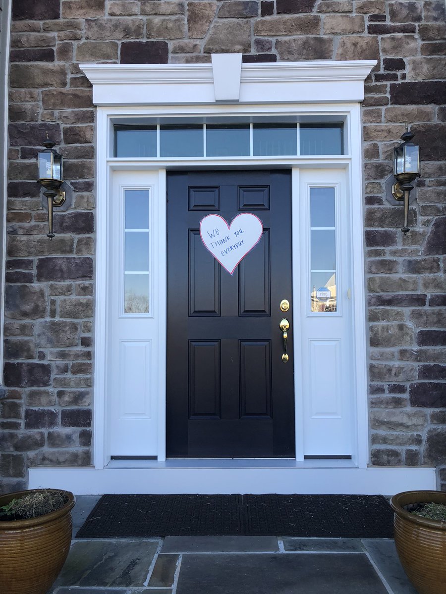 Let’s show our love &amp; appreciation to ALL Heathcare workers by putting a heart on our front doors! #allinthistogether