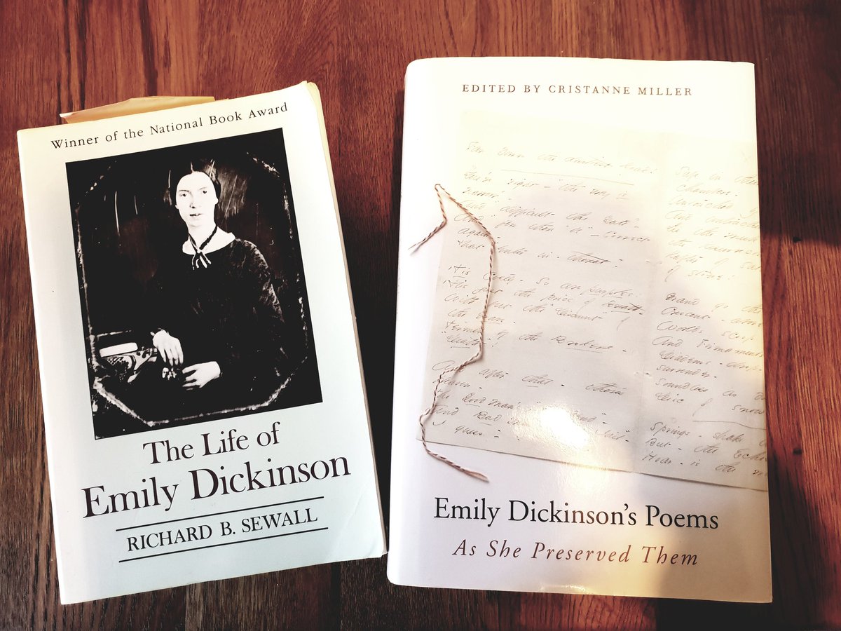 NrGreenwood's tweet photo. The Soul selects her own Society β
Then β shuts the Door β
To her divine Majority β
Present no more β Emily Dickinson, c.1862. E.D was an expert at social distancing & self-isolating, 'dwelling in possibility' at home: writing; baking; all crafts. #BelikeEmily #SocialDistancing https://t.co/O4lZbu4nUT